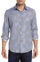 Men's Robert Graham Tomlinson Classic Fit Sport Shirt, Size - Blue