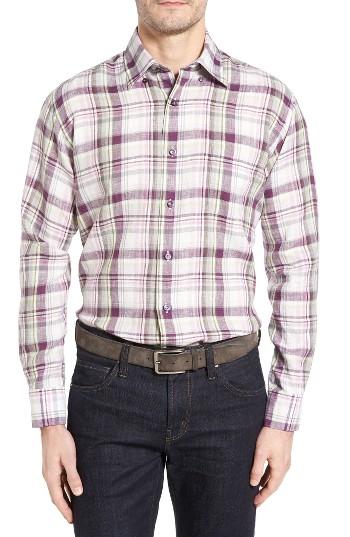 Men's Robert Talbott Anderson Classic Fit Sport Shirt - Purple