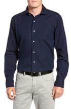 Men's Peter Millar Collection Solid Sport Shirt, Size - Blue