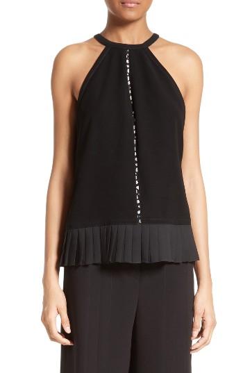 Women's Yigal Azrouel Pleated Halter Top