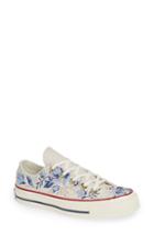 Women's Converse Chuck Taylor All Star Parkway Floral 70 Low Top Sneaker .5 M - Ivory
