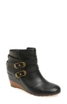 Women's Sofft 'oakes' Wedge Bootie M - Black