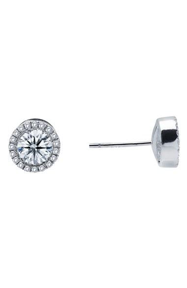 Women's Lafonn 'lassaire' Halo Stud Earrings