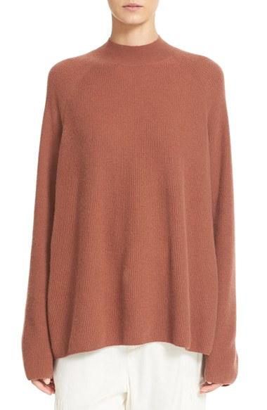 Women's Vince High Crewneck Cashmere Pullover