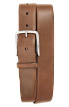 Men's Monte Rosso Lorenzo Leather Belt - Brown Walnut
