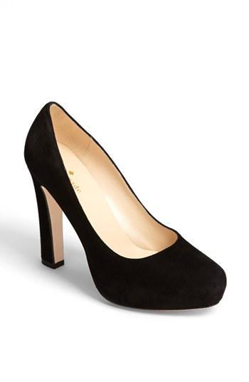Kate Spade New York 'nessle' Pump Black Suede