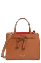 Kate Spade New York Hayes Street Small Isobel Leather Satchel - Purple
