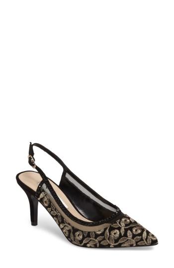 Women's Nina Tiphany Ii Slingback Pump M - Black