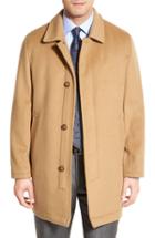 Men's Hart Schaffner Marx Douglas Modern Fit Wool & Cashmere Overcoat S - Grey