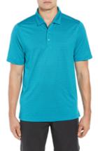 Men's Cutter & Buck Cascade Melange Striped Polo