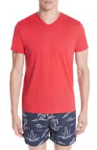 Men's Vilebrequin V-neck T-shirt, Size - Red