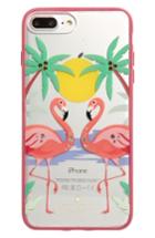 Kate Spade New York Crystal Embellished Flamingos Iphone 7/8 & 7/8 Case - Pink