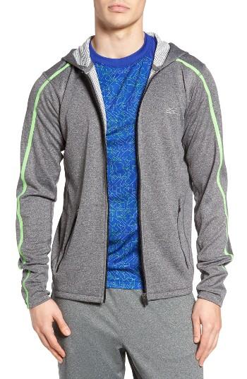 Men's Lacoste Double Face Performance Zip Hoodie (m) - Grey
