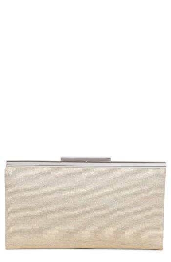 Nordstrom Glitter Clutch - Metallic