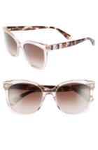 Women's Kate Spade New York Kiya 53mm Sunglasses - Peach