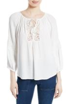 Women's Joie Orval Lace Inset Top