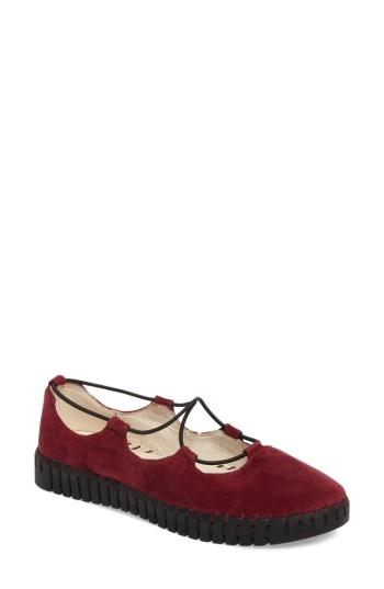 Women's Bernie Mev Tw71 Flat Us / 35eu - Burgundy