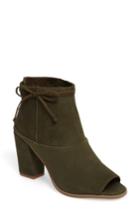 Women's Seychelles Triple Threat Open Toe Bootie .5 M - Green
