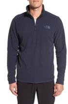 Men's The North Face Texture Cap Rock Quarter Zip Fleece Jacket, Size - Blue
