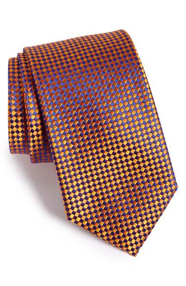 Men's Nordstrom Check Silk Tie