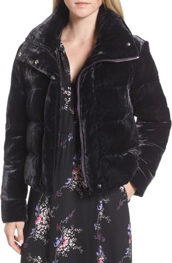 Women's Lewit Velvet Puffer Jacket