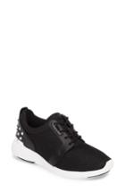 Women's Michael Michael Kors Astor Studded Mesh Sneaker .5 M - Black
