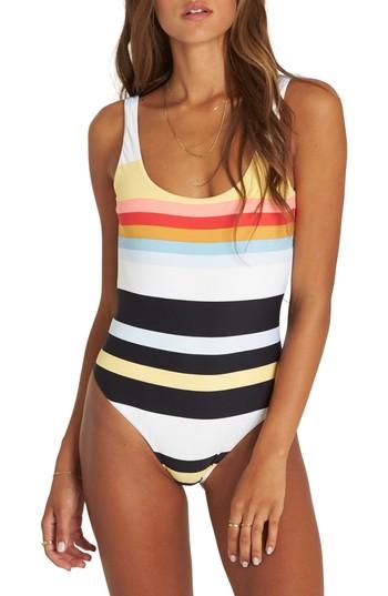 Women's Billabong Baja Break One-piece Swimsuit - White