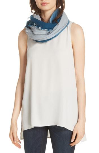 Women's Eileen Fisher Ombre Scarf, Size - Green