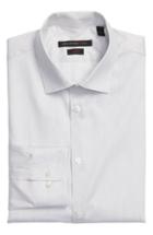 Men's John Varvatos Star Usa Slim Fit Stripe Stretch Dress Shirt .5 R - Grey