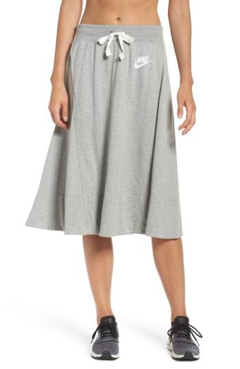 Women's Nike Sportswear Gym Classic Skirt - Grey