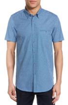 Men's Ted Baker London Rinalin Extra Trim Fit Print Sport Shirt (s) - Blue