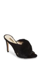 Women's Louise Et Cie Halloway Genuine Rabbit Fur Sandal