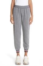 Women's Stella Mccartney Chevron Knit Track Pants Us / 36 It - Black