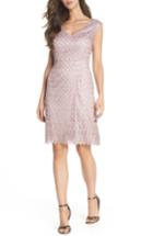Women's Adrianna Papell Guipure Lace Dress - Pink