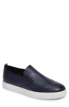 Men's Zanzara Bacher Wingtip Slip-on Sneaker M - Blue