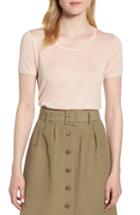 Women's Nordstrom Signature Silk Cashmere Crewneck Sweater - Pink