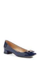 Women's Tory Burch 'gigi' Block Heel Pump .5 M - Blue