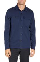 Men's Ted Baker London Toolow Trim Fit Solid Sport Shirt (m) - Blue