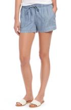 Women's Billy T Ticking Stripe Shorts - Blue