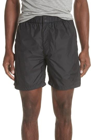 Men's Saturdays Nyc Trent Hybrid Shorts - Black