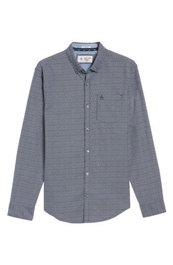 Men's Original Penguin Geo Print Slim Fit Shirt