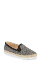 Women's Callisto Tight Line Espadrille Flat M - Black