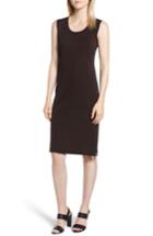 Women's Ming Wang Knit Sheath Dress - Brown