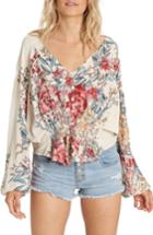 Women's Billabong Play Day Blouse - White