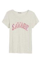 Women's Pam & Gela Crewneck T-shirt - Grey