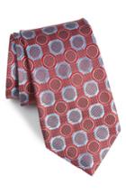 Men's Nordstrom Men's Shop Cammillo Geometric Tie, Size - Red