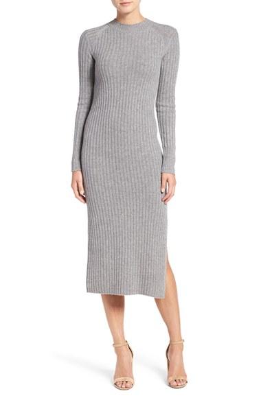 Women's Ag Reign Merino Wool & Cashmere Sweater Midi Dress