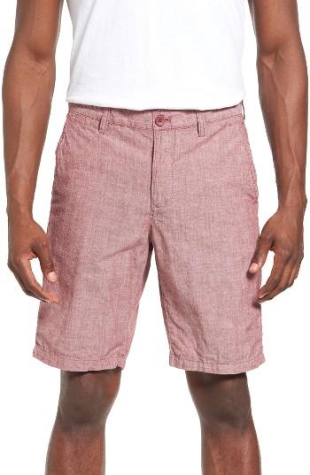 Men's 1901 Rainier Chambray Chino Shorts - Red