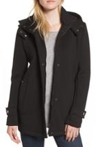 Women's Kenneth Cole New York Bonded Hooded A-line Jacket