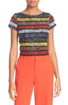 Women's Alice + Olivia Kelli Sequin Top
